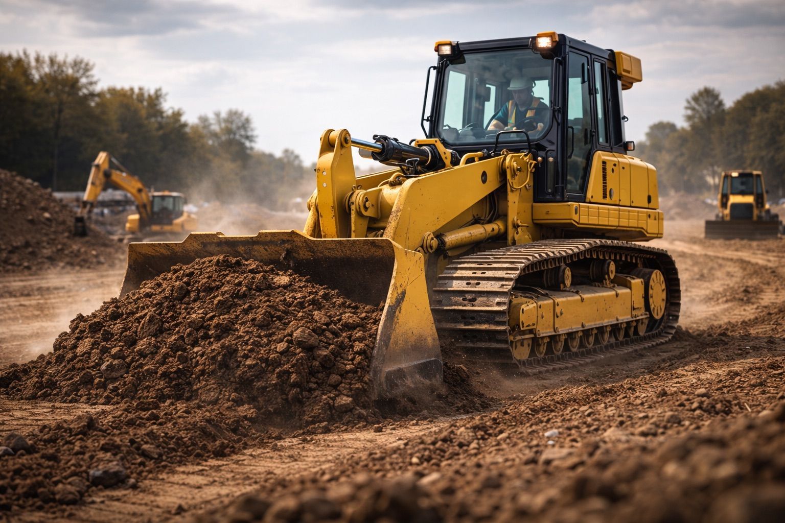 Convoi exceptionnel bull trax Oise vers Yvelines